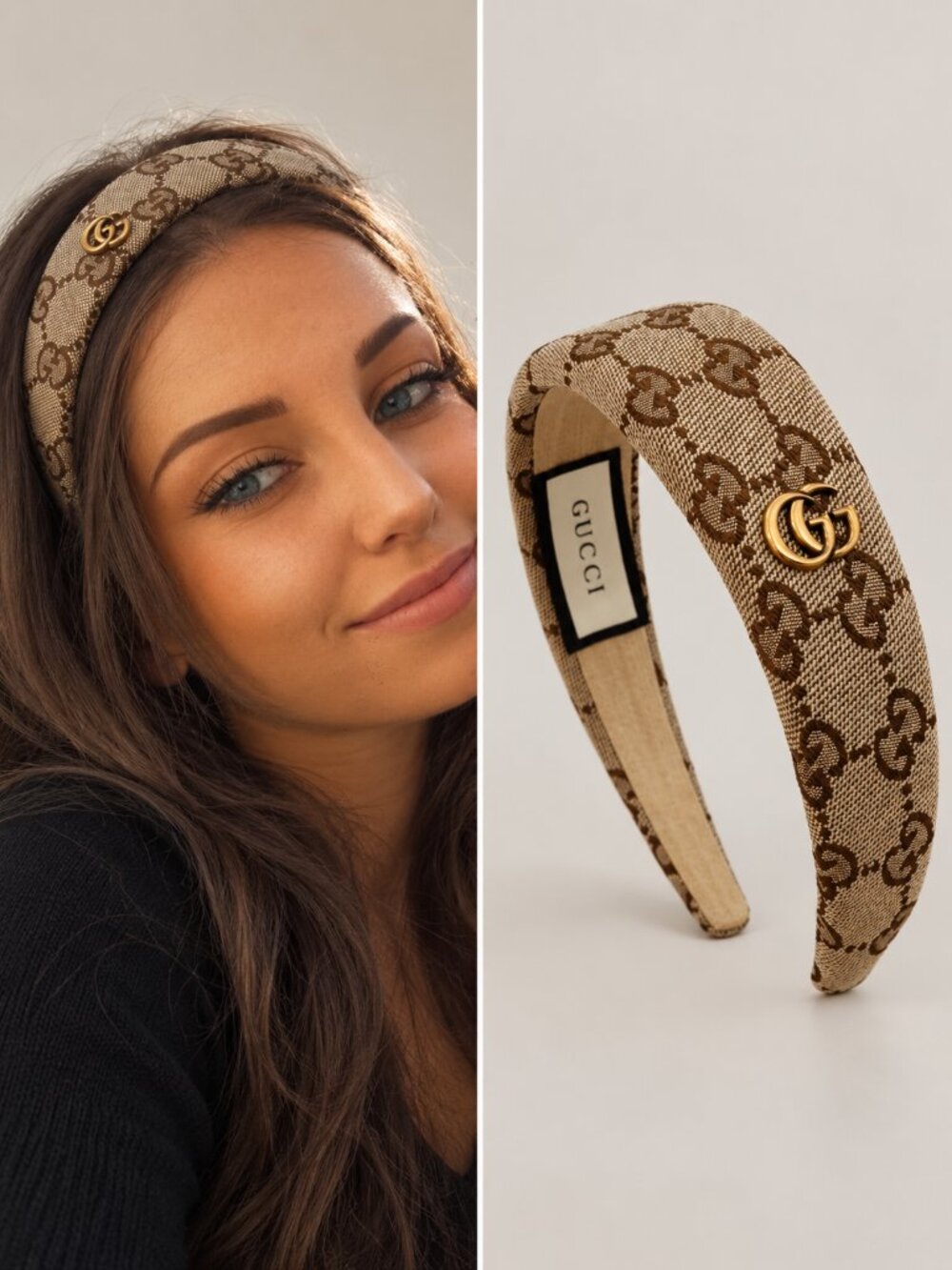 Tan Gucci Headband